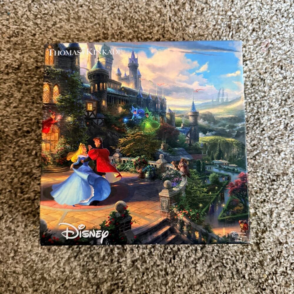 Thomas Kinkade Sleeping Beauty Disney Jigsaw Puzzle Disney 500 Pieces